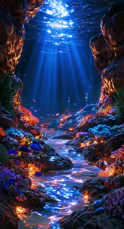 Glowing canopy, 21 Aug live wallpaper. Save the still, watch the loop on X.
